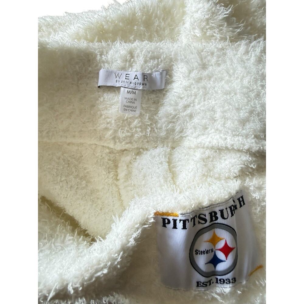 Wear by Erin Andrews Women's NFL Pittsburgh Steeler Tank Top & Pants Sleep Set M - Picture 16 of 16